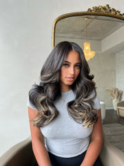 Haute Hair Pre-Colored Highlighted Raw Straight Tape Ins