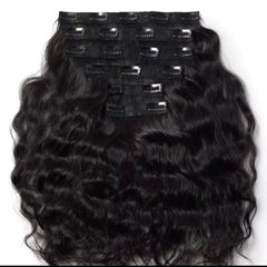 Vietnamese Natural Wave Clip Ins