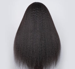 Kinky Straight Half Wig/ Flip-over Wig