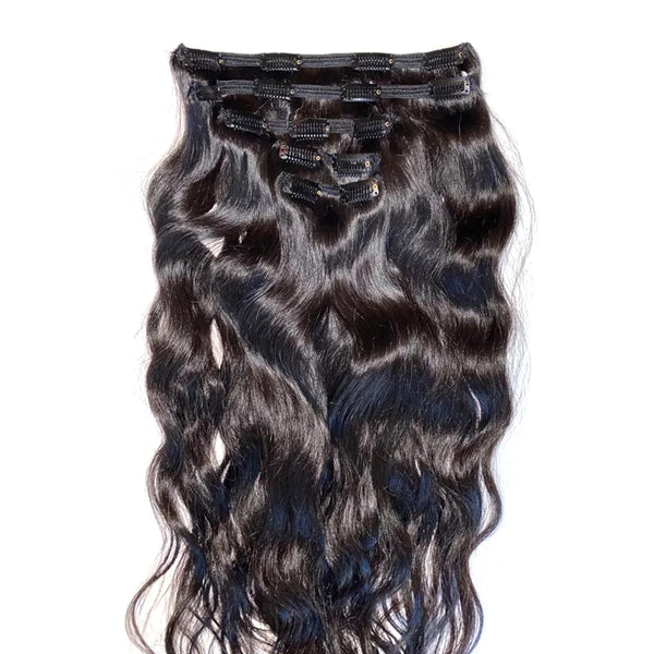 Vietnamese Natural Wave Clip Ins